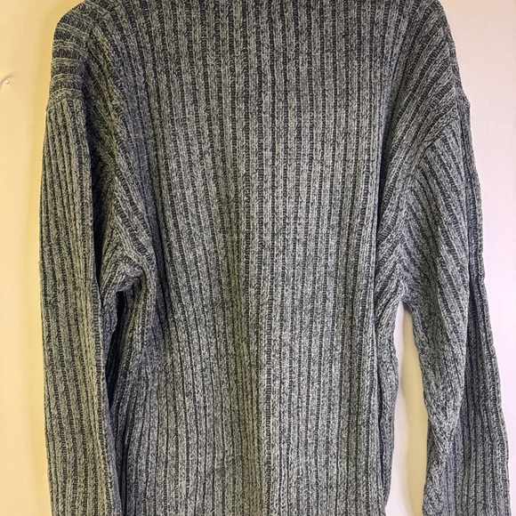 Vintage Men's V-Neck Sweater XL in Gray NWT - Picture 3 of 4